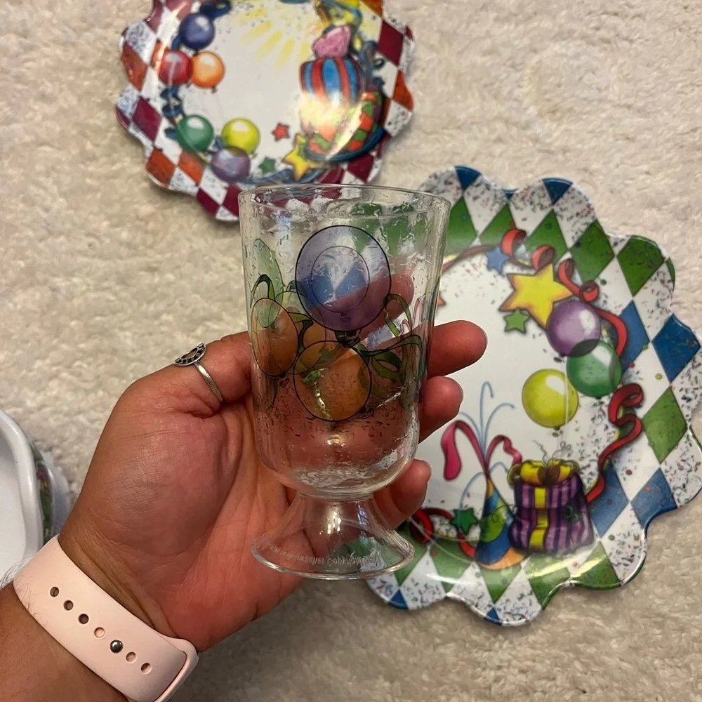 Plastic Celebration Plate & Cup Set